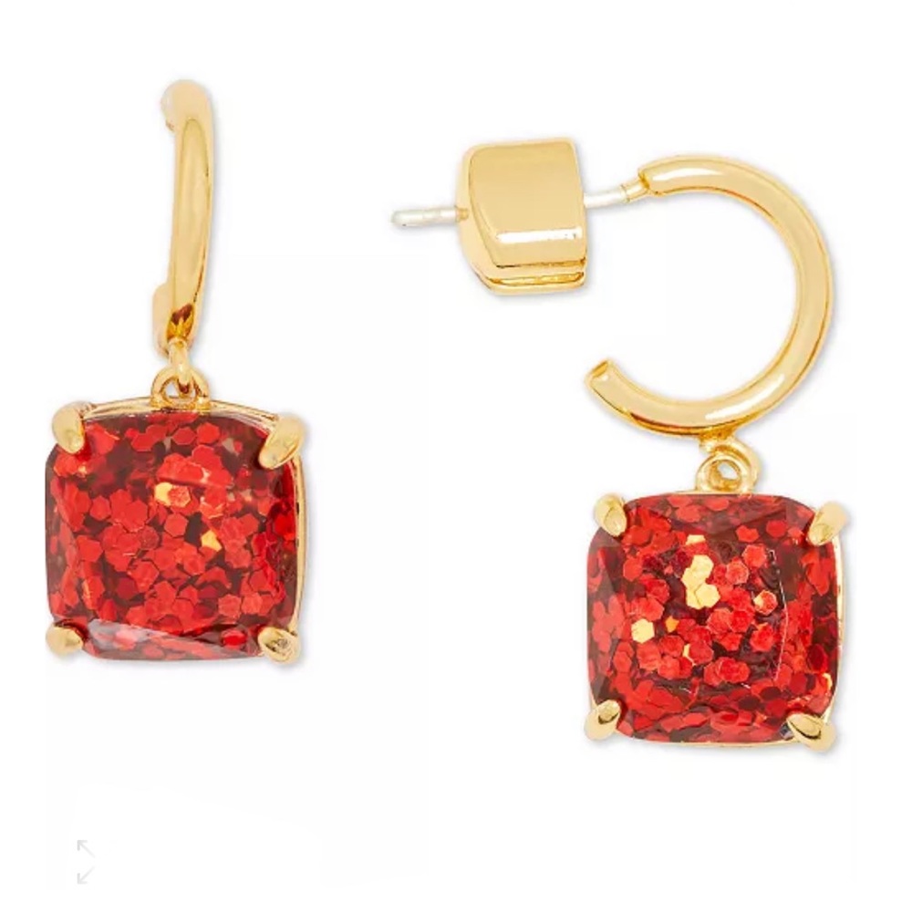 Kate Spade Red and Gold Earrings